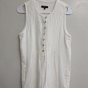 Quince Cotton Sleeveless Swing Dress